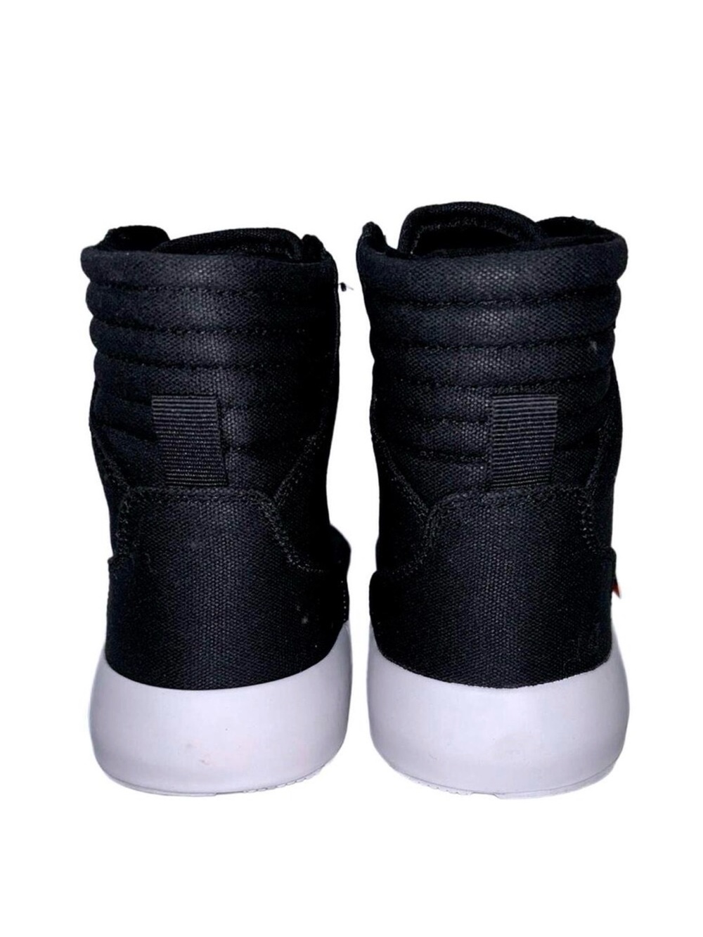 Levi's Black Ankle Booties with White Sole